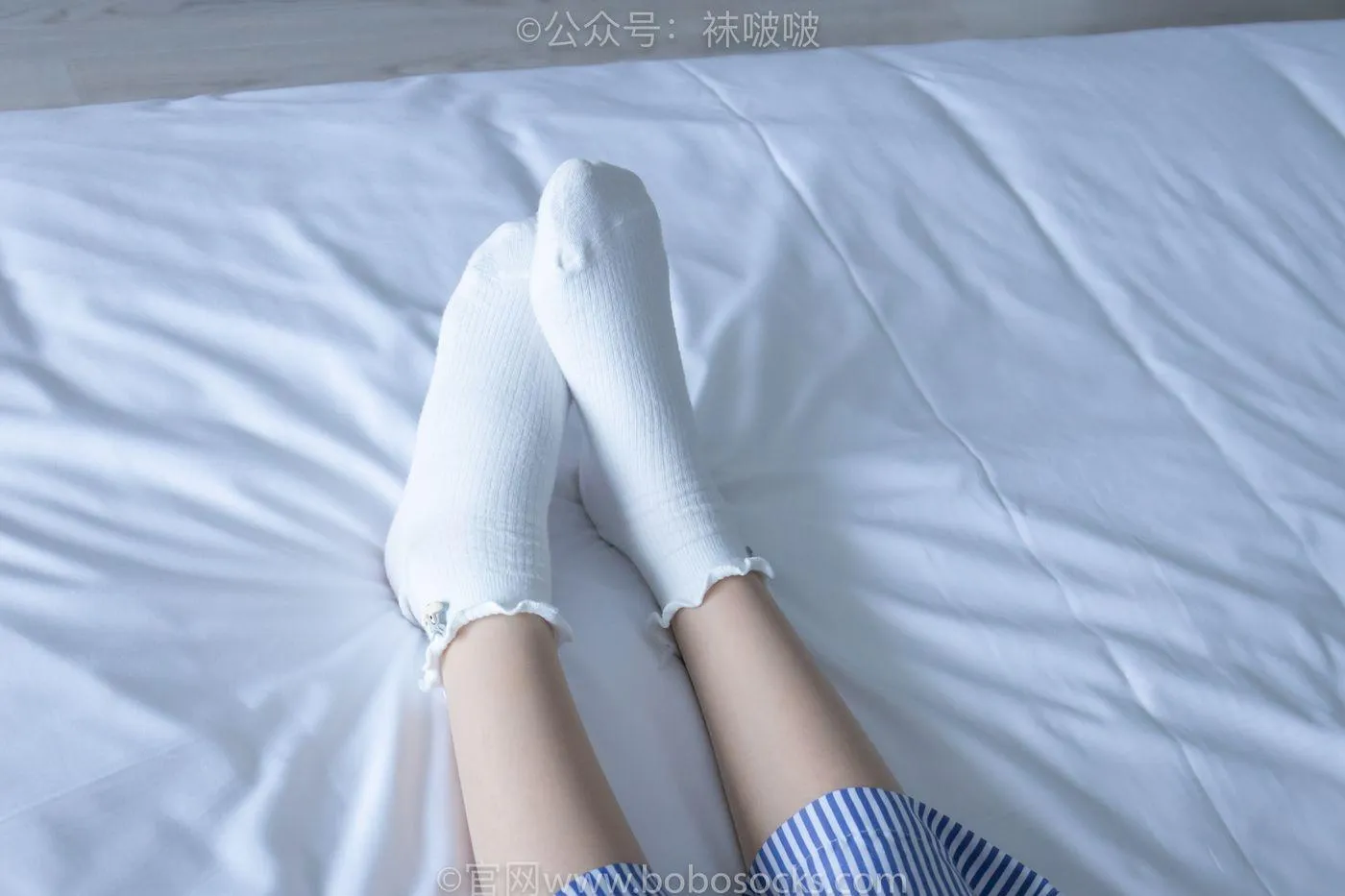 [BoBoSocks袜啵啵]NO.027 稚予- vans、白色棉袜、肉丝 [136P]插图1